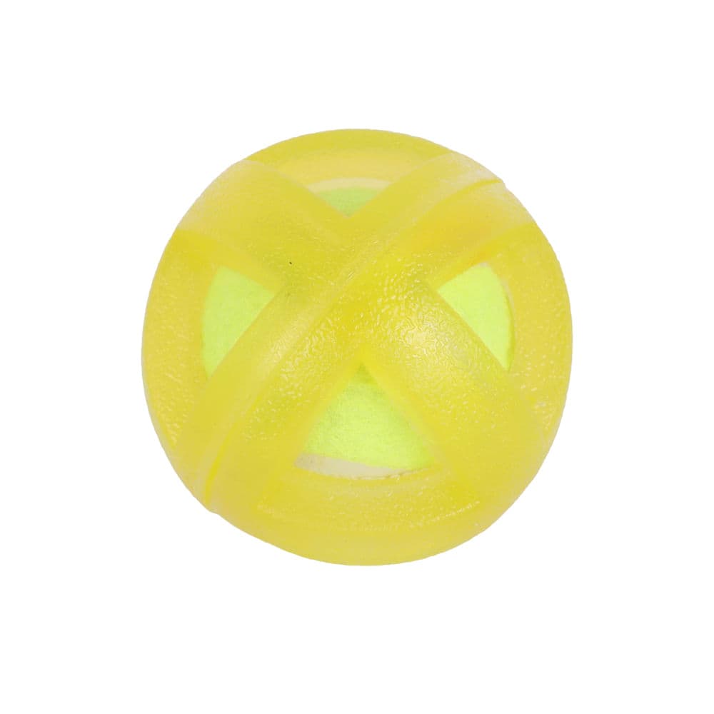 Pelota Saltarina 2 en 1 Amarillo Fluorescente